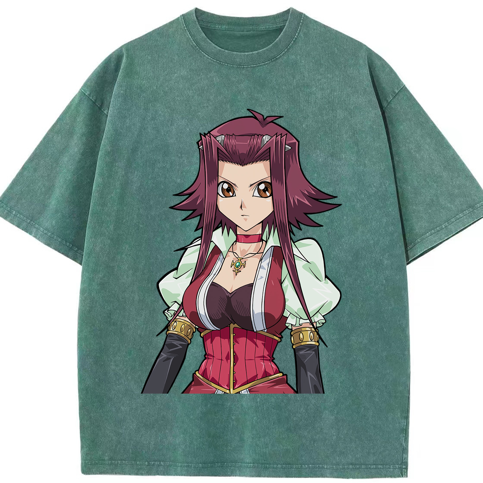 （画像用） 遊☆戯☆王 Yu-Gi-Oh! 綿100% ヴィンテージ風 半袖Tシャツ（フロントプリント）